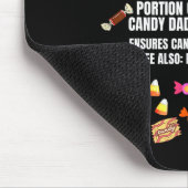 Steuertrick oder Treat Candy Funny Sarcastic Hallo Mousepad (Ecke)