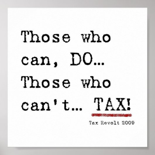 Steuerumfrage 2009 Poster (Vorne)