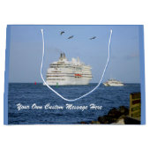 Steuerung die Meere personalisiert Große Geschenktüte (Vorderseite)