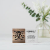 Steuerungs- und GRILLEN-Tools Visitenkarte (Stehend Vorderseite)