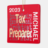 Steuervorarbeiter Extraordinär CUSTOM Keramikornament (Links)