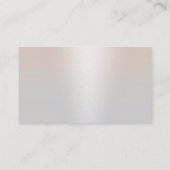 Steuervorbereitung Beratung Silver Foto Visitenkarte (Rückseite)