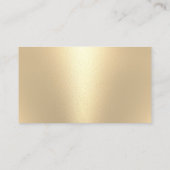 Steuervorbereitung Buchhaltung Service Gold Foto Visitenkarte (Rückseite)