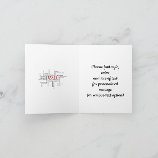 Steuervorbereitung Karte (Innenseite)