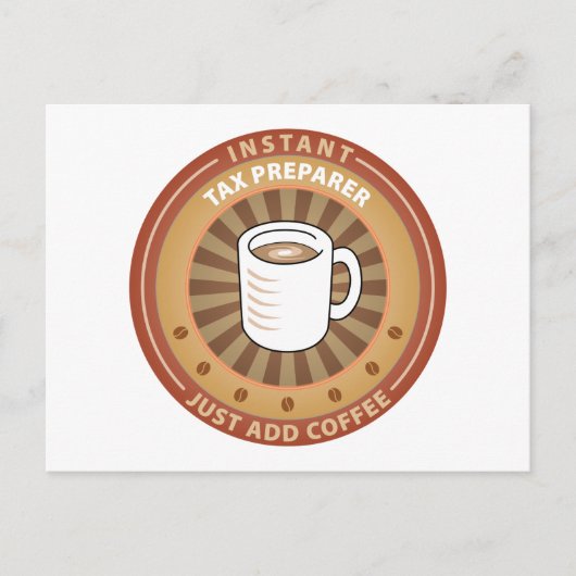 Steuervorbereitung Postkarte (Vorderseite)