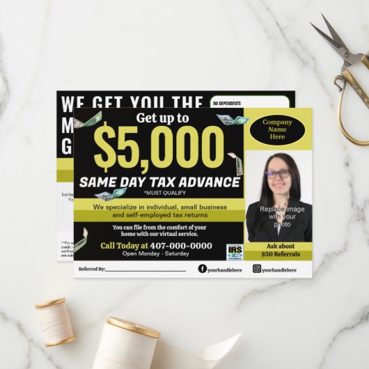 Steuervorbereitung Vorbereitung bearbeitbarer E-Fi Programm (Vorderseite/Rückseite Beispiel)