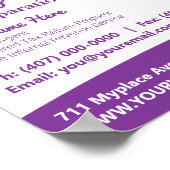 Steuervorbereitung (Vorbereitung) Erstattung Poster (Ecke)