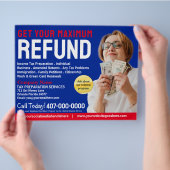 Steuervorbereitung (Vorbereitung) Flyer (Hand)