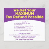 Steuervorbereitung (Vorbereitung) Flyer (Hinten)