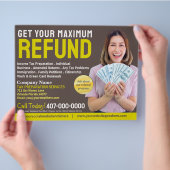 Steuervorbereitung (Vorbereitung) Flyer (Hand)