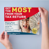 Steuervorbereitung (Vorbereitung) Flyer (Hand)