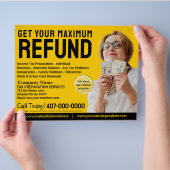 Steuervorbereitung (Vorbereitung) Flyer (Hand)