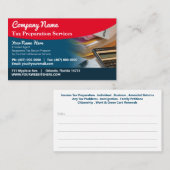 Steuervorbereitung (Vorbereitung) Visitenkarte (Vorne/Hinten)