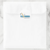 Steuerzeichen Runder Aufkleber (Tasche)