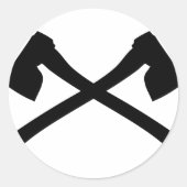 Steuerzeichen Runder Aufkleber (Vorderseite)