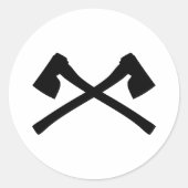 Steuerzeichen Runder Aufkleber (Vorderseite)