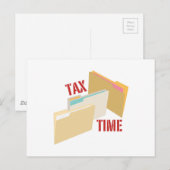 Steuerzeit Postkarte (Vorne/Hinten)