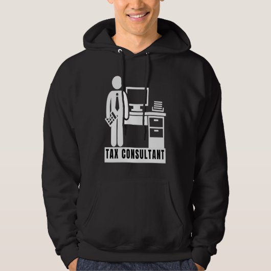 Steuerzeit Steuerüberlebender Steuerberater Hoodie (Vorderseite)