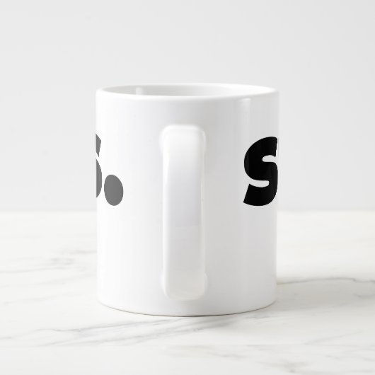 Steups Mug - Black Jumbo-Tasse (Rückseite)