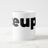 Steups Mug - Black Jumbo-Tasse (Vorderseite)