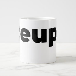 Steups Mug - Black Jumbo-Tasse