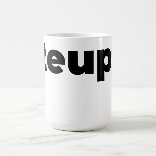 Steups Mug - Black Kaffeetasse (Mittel)