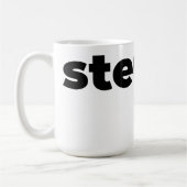 Steups Mug - Black Kaffeetasse (Links)