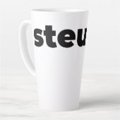 Steups Mug - Black Milchtasse (Linke Ecke)