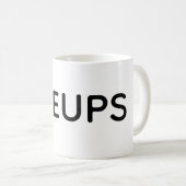 STEUPS Mug. Minimalist Edition Kaffeetasse (VorderseiteRechts)