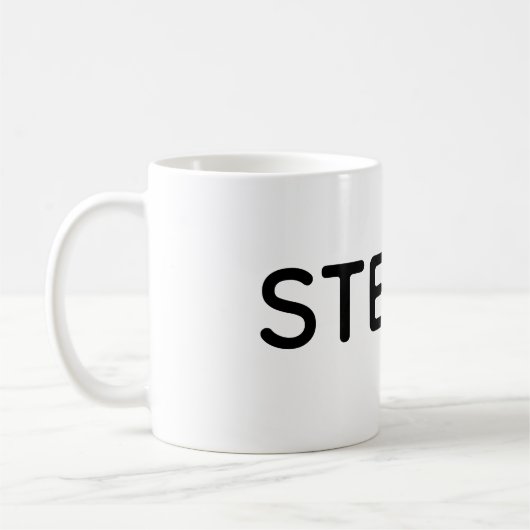 STEUPS Mug. Minimalist Edition Kaffeetasse (Links)