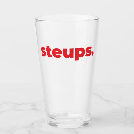 Steups Mug - Red Glas (Vorderseite)