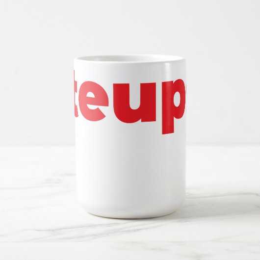 Steups Mug - Red Kaffeetasse (Mittel)