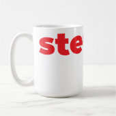 Steups Mug - Red Kaffeetasse (Links)