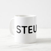 STEUPS Tasse. Minimalistische Edition Kaffeetasse (Vorderseite Links)