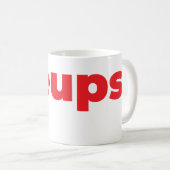 Steups Tasse - Rot (VorderseiteRechts)
