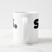 Steups Tasse - Schwarz (Rückseite)