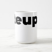 Steups-Tasse - Schwarz Kaffeetasse (Mittel)
