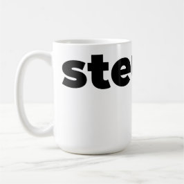 Steups-Tasse - Schwarz Kaffeetasse