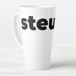 Steups-Tasse - Schwarz Milchtasse