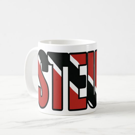 STEUPS Trinidad Flag Mug Kaffeetasse (Vorderseite Links)