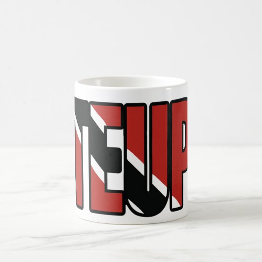 STEUPS Trinidad Flag Mug Kaffeetasse (Mittel)