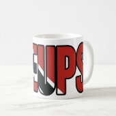 STEUPS Trinidad-Flaggen-Tasse Kaffeetasse (VorderseiteRechts)