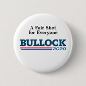Steve Bullock 2020 Button (Vorderseite)