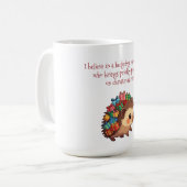 Steve der Igel – Lustiger Atheist Kaffeetasse (Vorderseite Links)