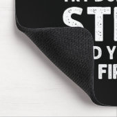 Steve Gift Name D Birthday Funny Christ  Mousepad (Ecke)