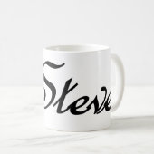 Steve-Kleeblatt Kaffeetasse (VorderseiteRechts)