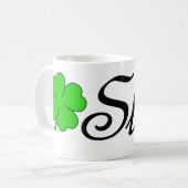 Steve-Kleeblatt Kaffeetasse (Vorderseite Links)