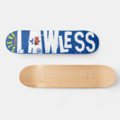 STEVE LAWLESS 3128 SCI FI 7 3/4" Skateboard Deck (Horizontal)