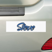 Steve Name blue Aufkleber Sticker Autoaufkleber (Auf Auto)