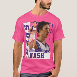 Steve Nash Basketball Legende Signature Vintag Gra T-Shirt